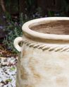 Terracotta Plant Pot ⌀ 37 cm Beige CAREX_930818