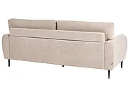 Sofa 3-Sitzer SKARO Chenillegewebe Beige_1156624