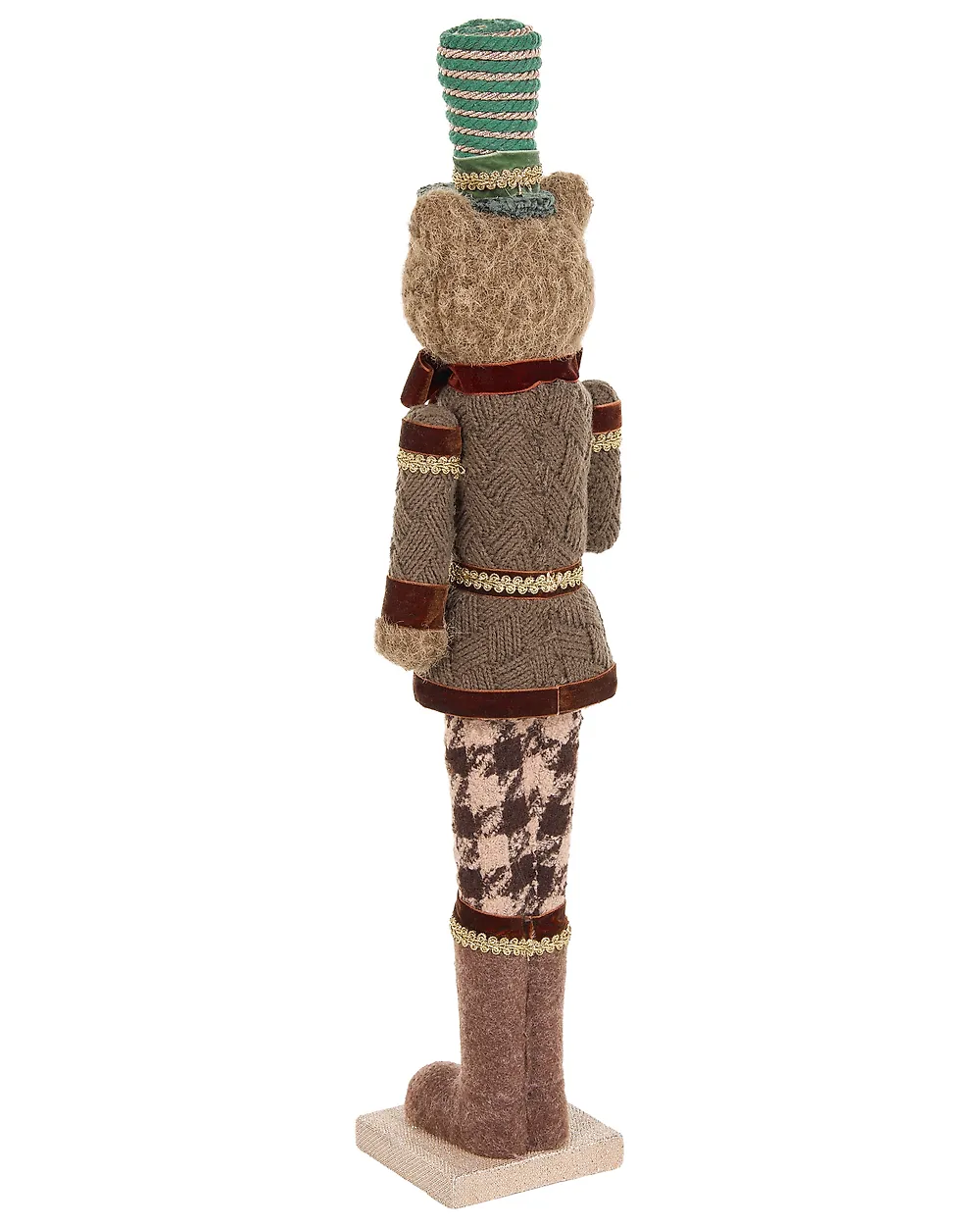 Set of 2 Figurines ALATORNIO 62/63 cm Bear Reindeer Brown_1156819