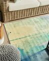 Area Rug 140 x 200 cm Blue and Green SUSUZ_799202