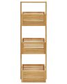 Bamboo Bathroom Shelving Unit Light Wood WAVERLY_926967