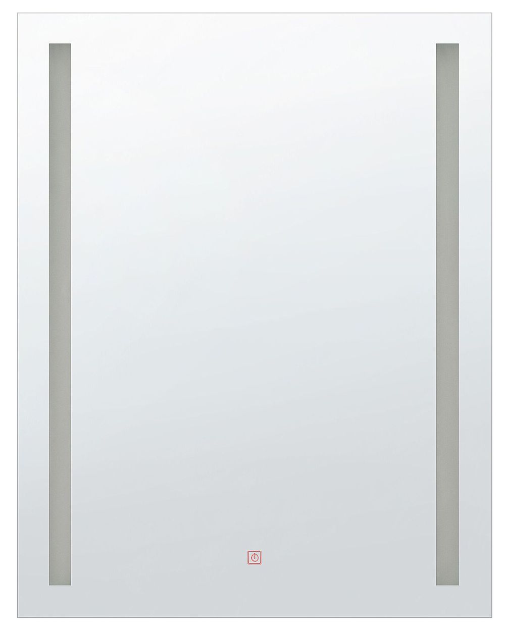 Badrumsspegel med LED MARTINET 70 cm 90 cm Silver