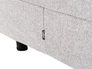 Adjustable Bed Fabric DUKE 80 x 200 cm (EU Small Single) Light Grey_973575