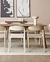 Set of 2 Dining Chairs SOMERS White