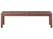 Zestaw ogrodowy z ławkami dla 6 osób TUSCANIA Drewno eukaliptusowe Ciemnobrązowy_812755
