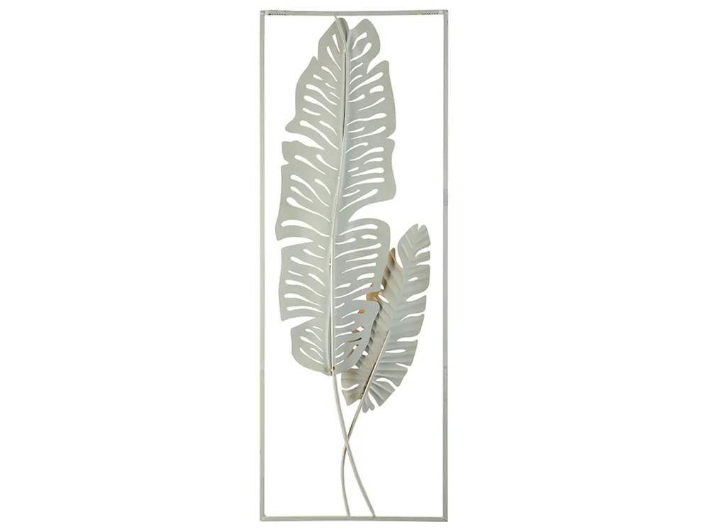 Dekoracja ścienna Liść PALLADIUM Metal 90 cm Złoty_742389