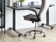 Set of 4 Casters for Corner Desk DESTINES Black_976102