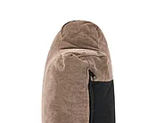 Sofa 3-Sitzer SKARO Chenillegewebe Braun_1156658