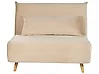 Sofá cama individual SETTEN Terciopelo Beige