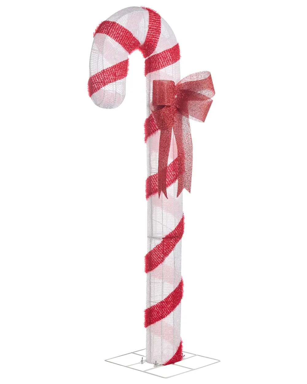 Outdoor Decoration LED ALARNI 150 cm Candy Cane Red_1015250