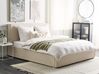 Čalouněná postel 180 x 200 cm béžová MOISSAC_873897