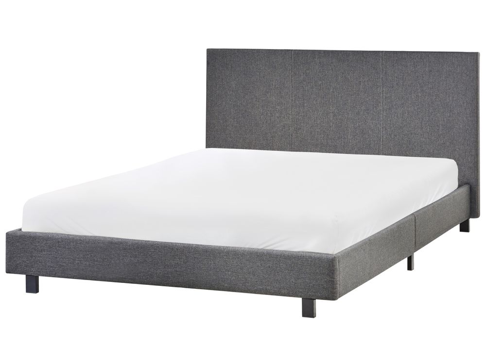 Lit à eau Tissu ALBI 140 x 200 cm Gris