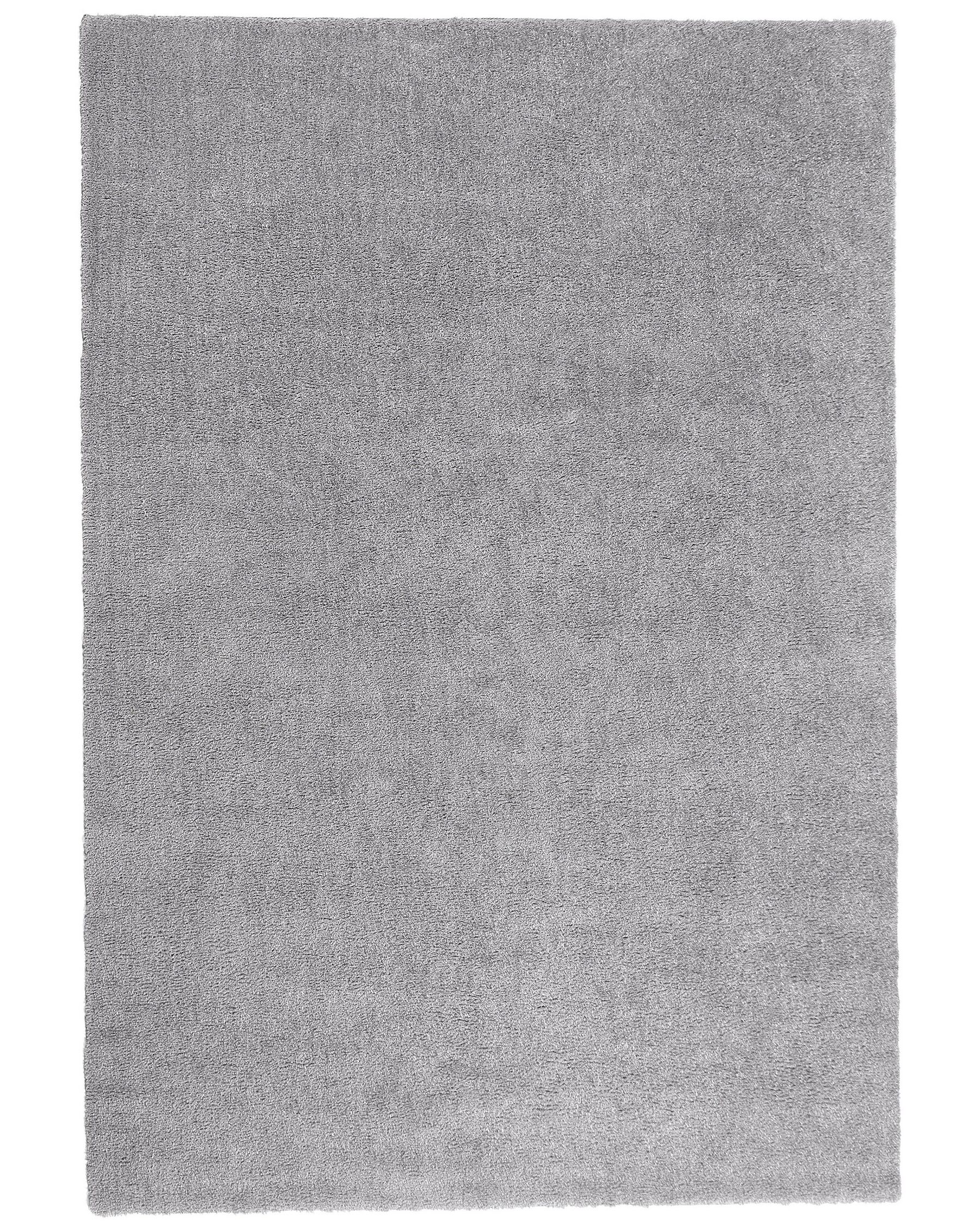 Tappeto shaggy grigio chiaro 140 x 200 cm DEMRE_683522