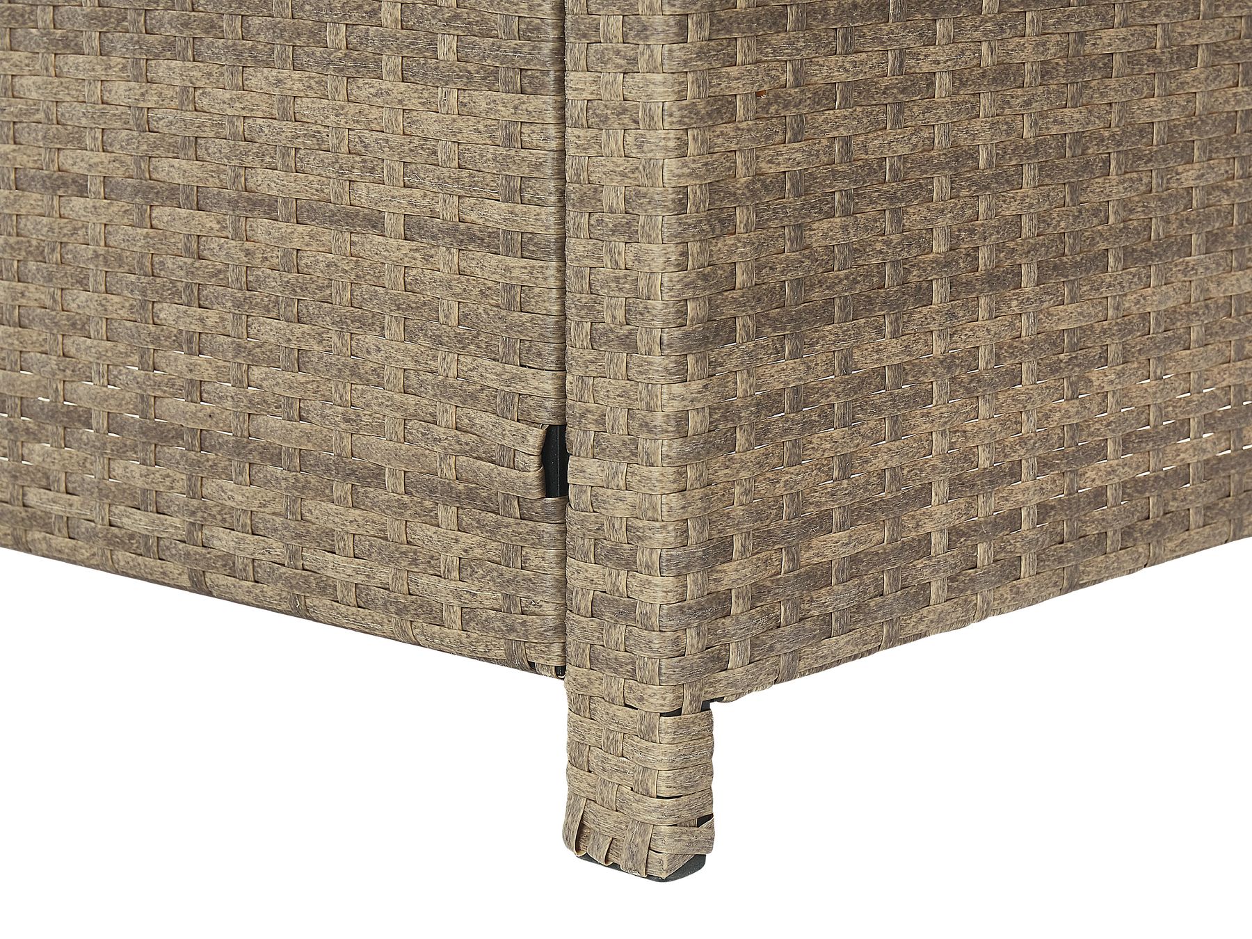 Zestaw ogrodowy z technorattanu 5-osobowy biały FONTI_820241