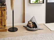 Pet Bed PIRANHA Felt Light Grey_732013