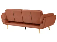 Divano letto 3 posti ASBY Tessuto Arancione_1079518