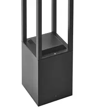 Solar Outdoor LED Bollard Lamp LOON Black_943885