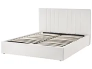 Ottoman Bed TARASCON Fabric Light Beige 140 x 200 cm (EU Double)_1021234