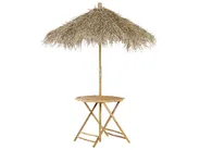 Stolik bistro MOLISE 85 cm 85 cm Bambus Jasnobrązowy_839870