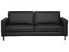 Sofa 3 Seater SAVALEN Leather Black