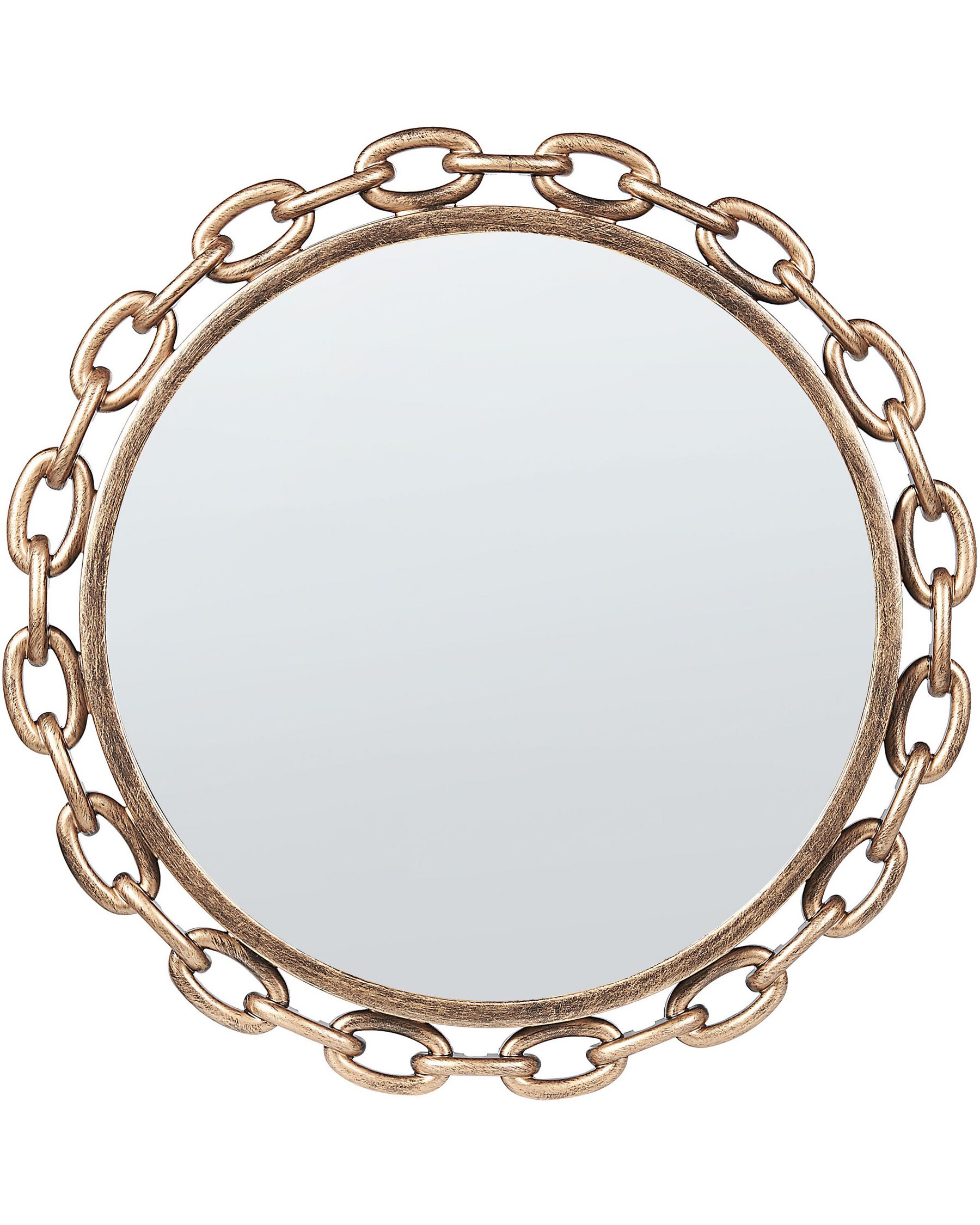 Round Wall Mirror ø 46 cm Gold YEBRA_904427