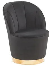 Poltrona ALBY Velluto Nero_780876