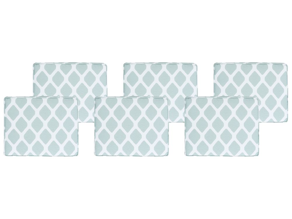 Set di 6 cuscini per sedie TOLVE 39 x 31 cm Verde menta
