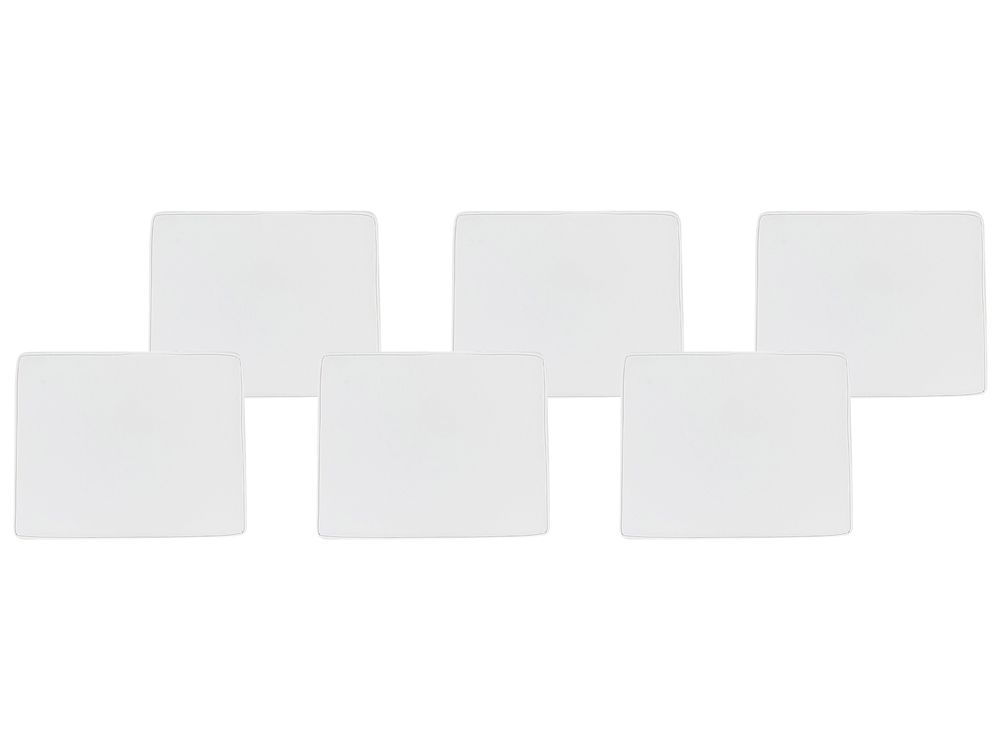 Set of 6 Garden Chair Cushions TOLVE 39 x 31 cm Off-White