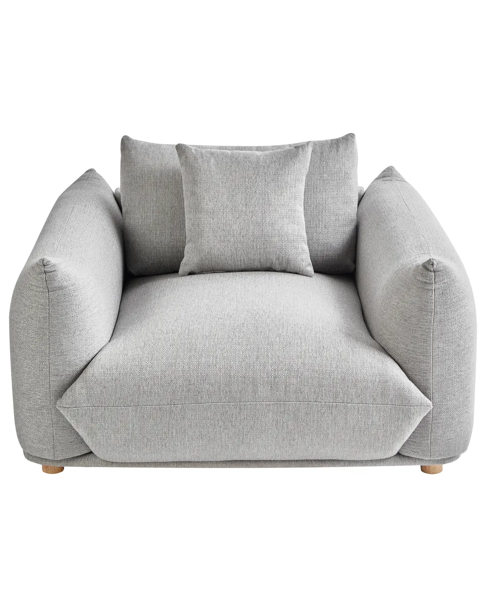 Poltrona LUVOS Tessuto Grigio chiaro_970173