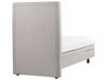 Letto regolabile elettricamente tessuto grigio 80 x 200 cm DUKE II_910576