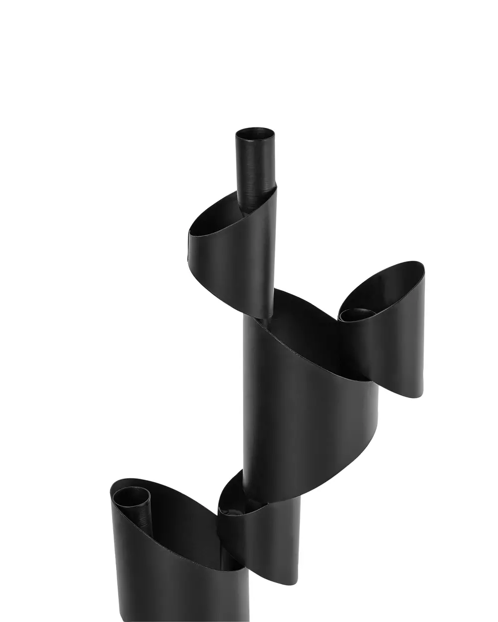 Świecznik AMILLY 51 cm Metal Czarny_973441