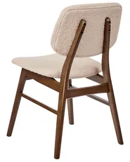 Set di 2 sedie da pranzo ELAINE Bouclé Marrone scuro/Beige_952259