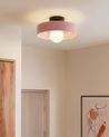Lampa sufitowa LUGUSE Szkło Różowy