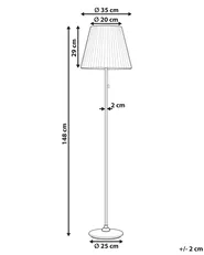 Floor Lamp TORYSA Metal Brass_825906