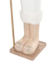 Zestaw 2 figurek dekoracyjnych ALANIEMI 52/79 cm Dziadek do orzechów Beżowy_1156647
