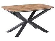 Extending Dining Table GAIRDNER Brown 140/180 cm 90 cm_1029160