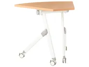 Foldable Corner Desk Module BENDI 90 cm 64 cm Brown_1030798