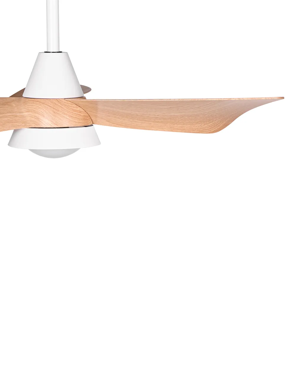 Ceiling Fan with Light HAINES with Remote LED White_1133398