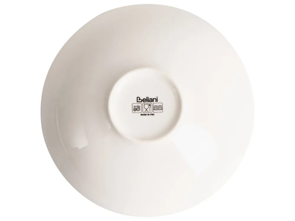 Zastawa stołowa 24-częściowa TARRAGON Porcelana Biały/ zielony_1069209