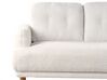 2 personers sofa hvid bouclé TUVE_927352