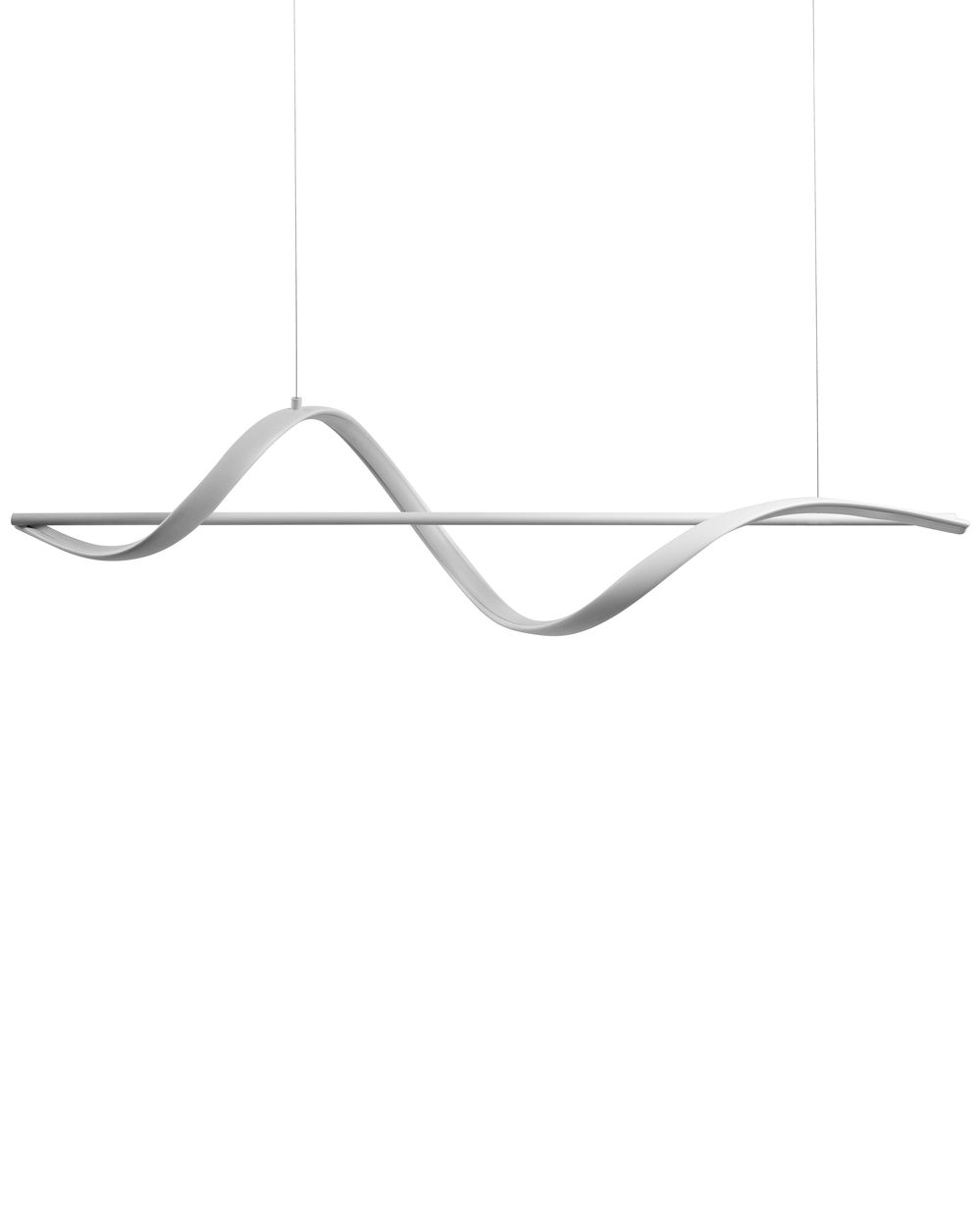 LED-pendel lampe KHUTTI Med fjernbetjening Med dæmpning Metal Hvid