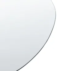 Lustro ścienne AUBAGNE 40 cm 65 cm Srebrny_852610