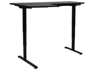 Electric Adjustable Corner Desk DESTINES 160 cm 109 cm Black Left Hand_927786