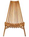 Conjunto de 2 sillas de jardín de madera de acacia BELLANO_921799