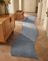 Rug TANGRA Dark Grey 80 x 300 cm