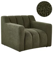Armchair AGERUP Boucle Dark Green_959550