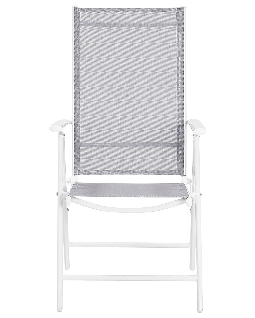 Set of 6 Garden Chairs CATANIA Metal Grey_741396