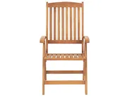 Set da pranzo da giardino 6 posti JAVA PREMIUM Legno d'acacia Blu_1070837
