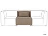 Module fauteuil en velours côtelé taupe pour canapé LEMVIG_876025