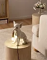 Lampada da tavolo Cane ROCCO Bianco